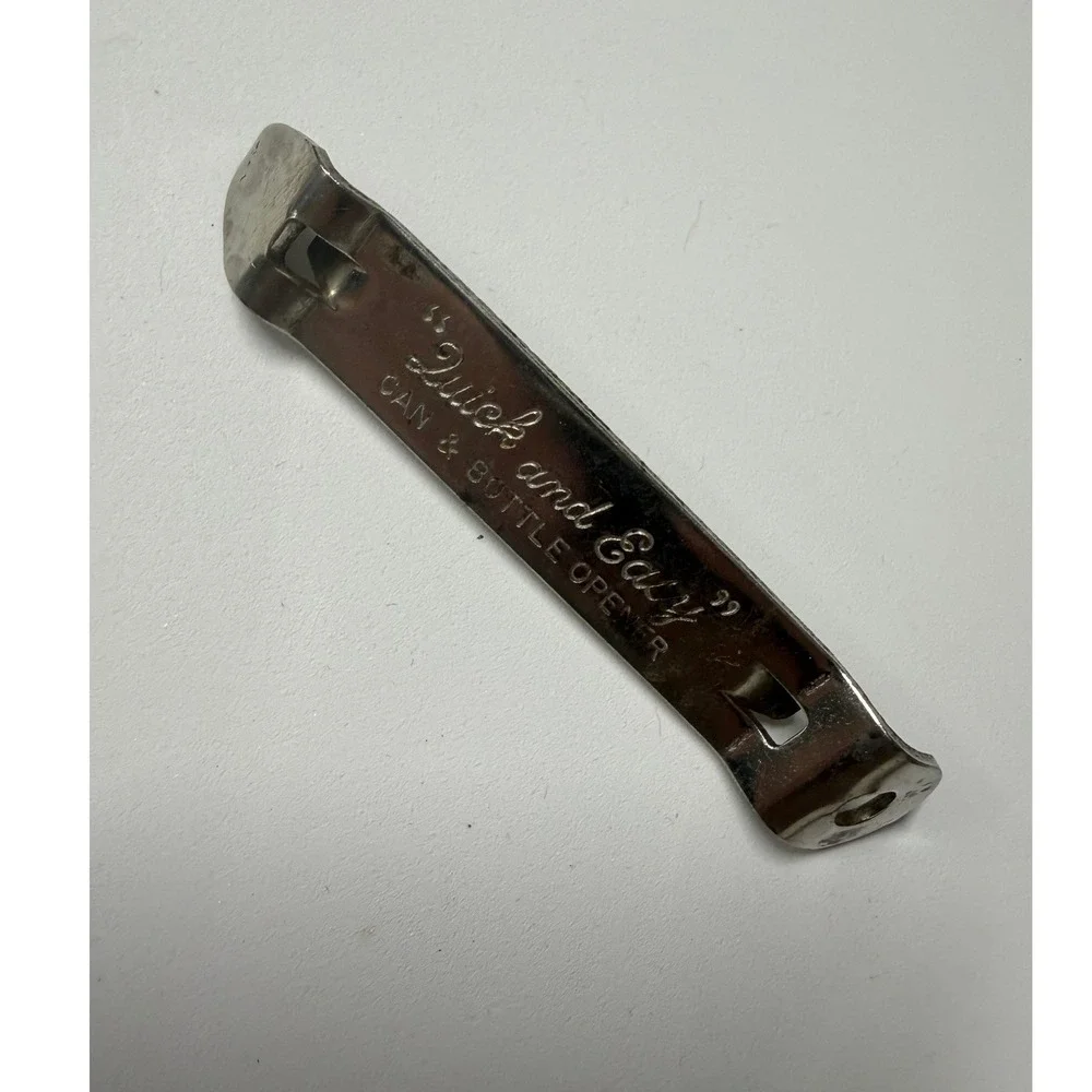 Vintage Vaughan Quick and Easy Can and Bottle Opener USA 56 Church Key Tool
